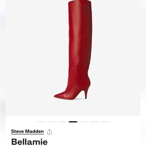 ISO Steve Madden Bellamie Boots (Red)